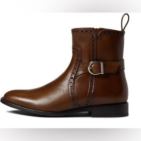 FRANCO CUADRA Women's Bootie in Genuine Leather Brown - Picture 3 of 13